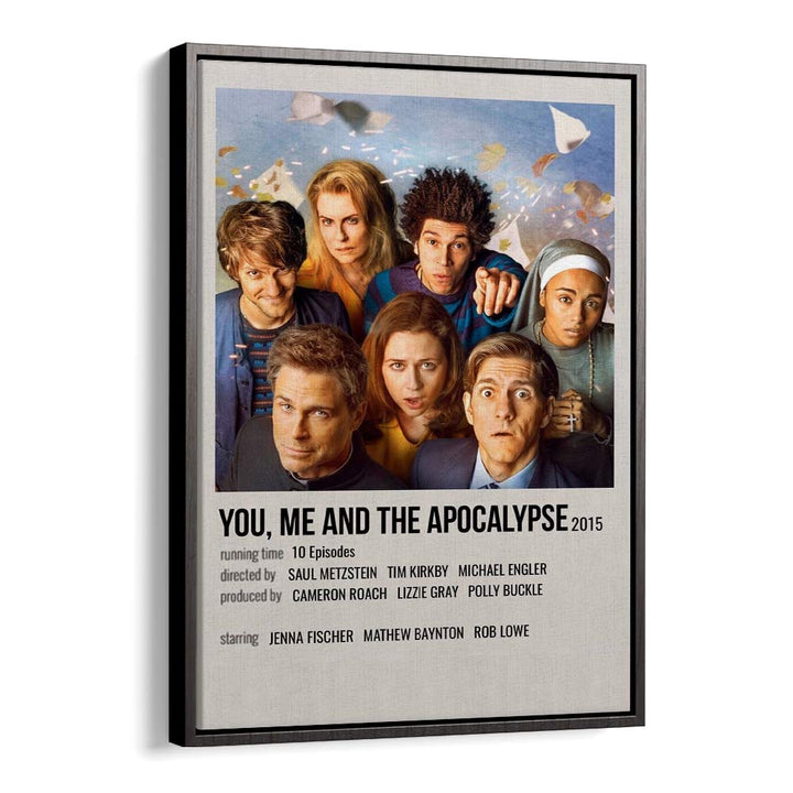 You Me and the Apocalypse 2015 Movie Posters in Black Floater Frame