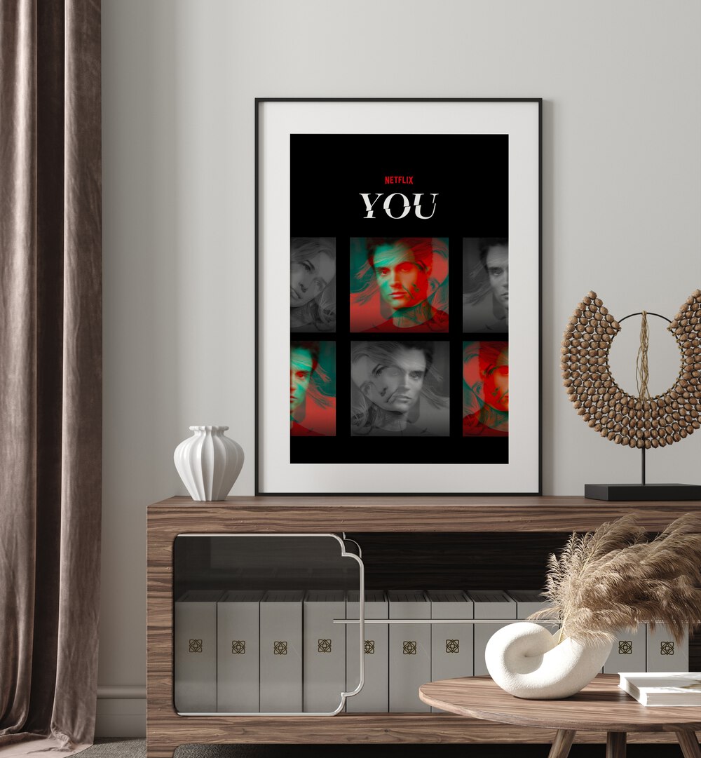 You by Grishma Korjani Movie Posters Artwork I Placed on a wall In A Living Room