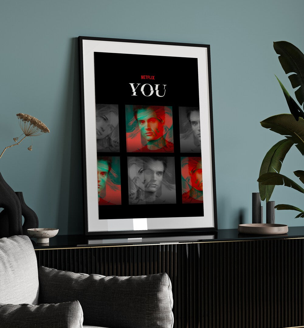 You by Grishma Korjani Movie Posters Artwork II Placed on a wall In A Living Room