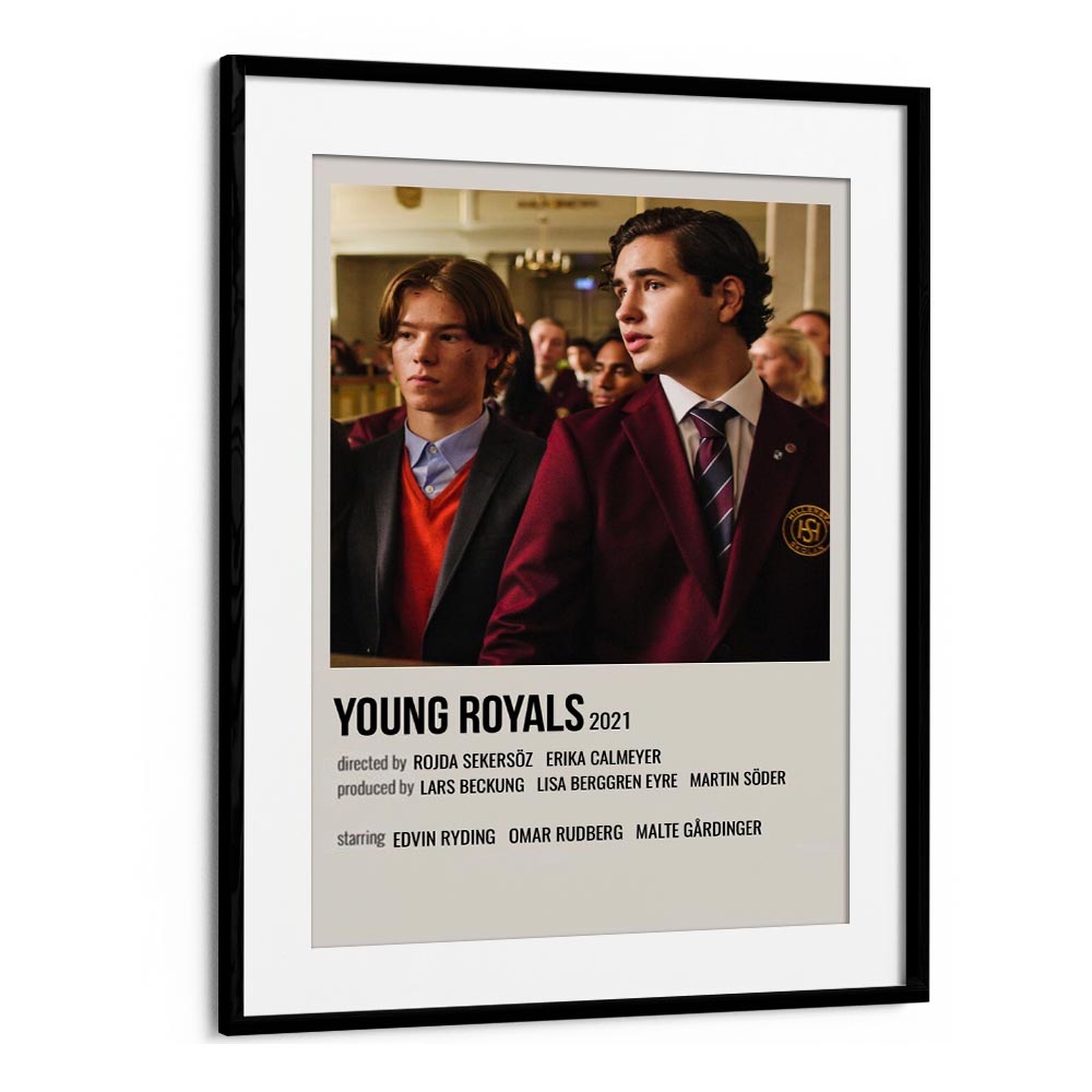 Young Royals 2021 Movie Posters in Black Frame With Mount