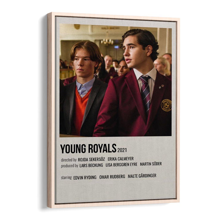 Young Royals 2021 Movie Posters in Oak Wood Floater Frame