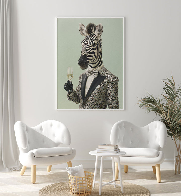 ZEBRA CHAMPAGNE TOAST