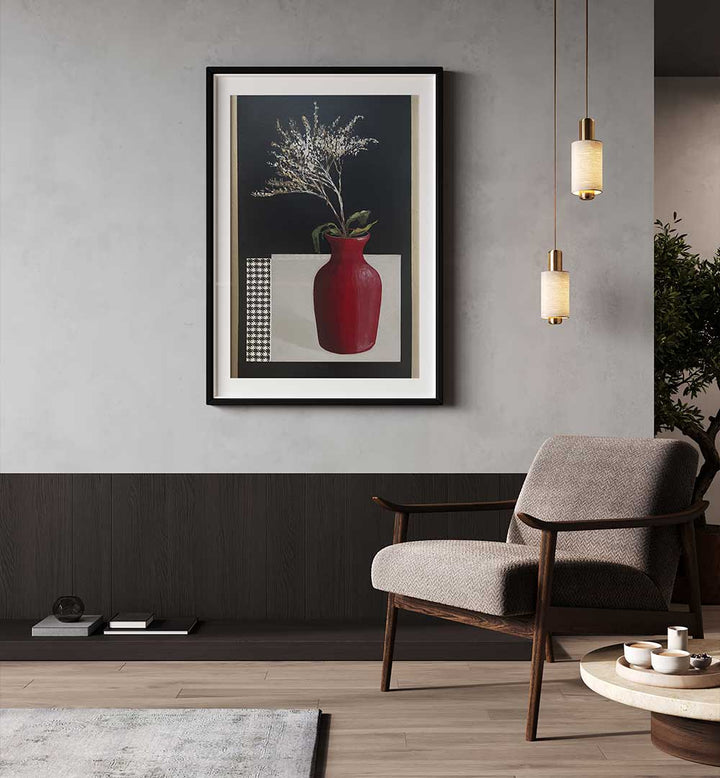 ZEN-INSPIRED FLORAL SILENCE , FLORAL FLOWER PAINTINGS