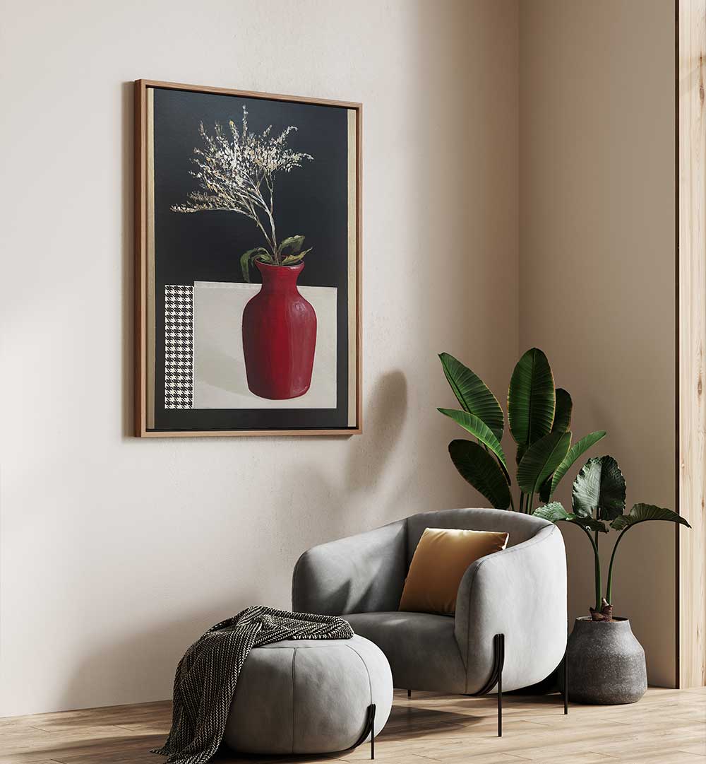 ZEN-INSPIRED FLORAL SILENCE , FLORAL FLOWER PAINTINGS