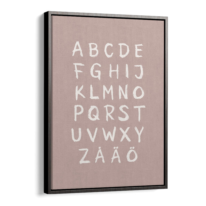 abc toothy rosa quotes and typography posters in Black Floater Frame