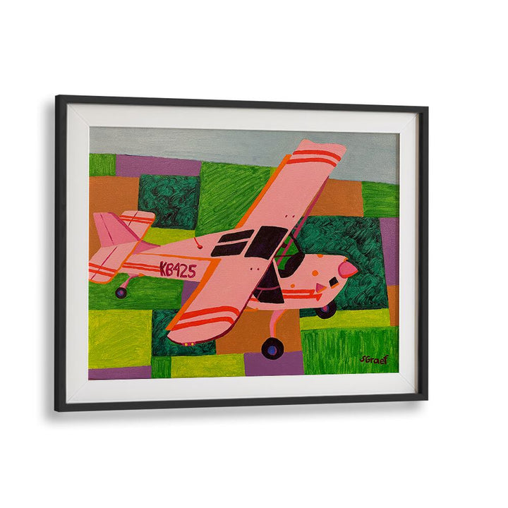 above the farms landscape art prints in Black Frame With Mount