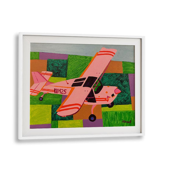 above the farms landscape art prints in White Frame With Mount