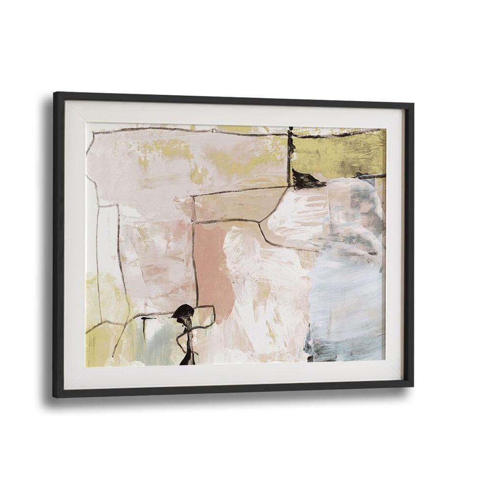 abstract pastels by dan hobday abstract art abstract paintings in Black Frame With Mount