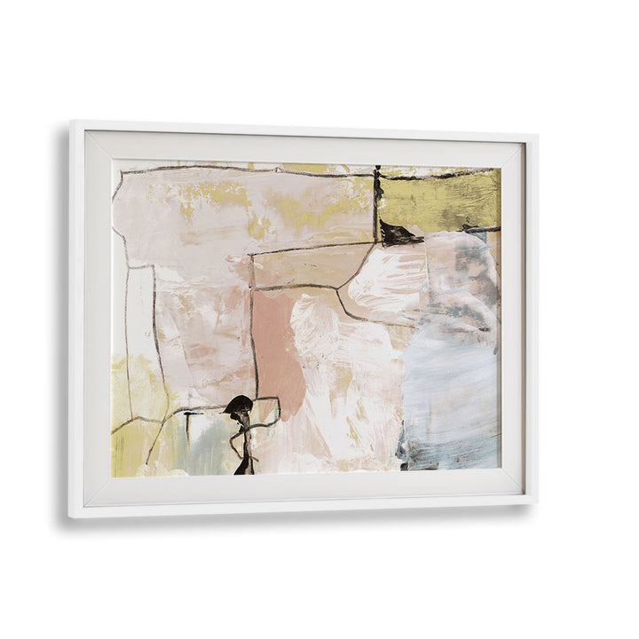 abstract pastels by dan hobday abstract art abstract paintings in White Frame With Mount