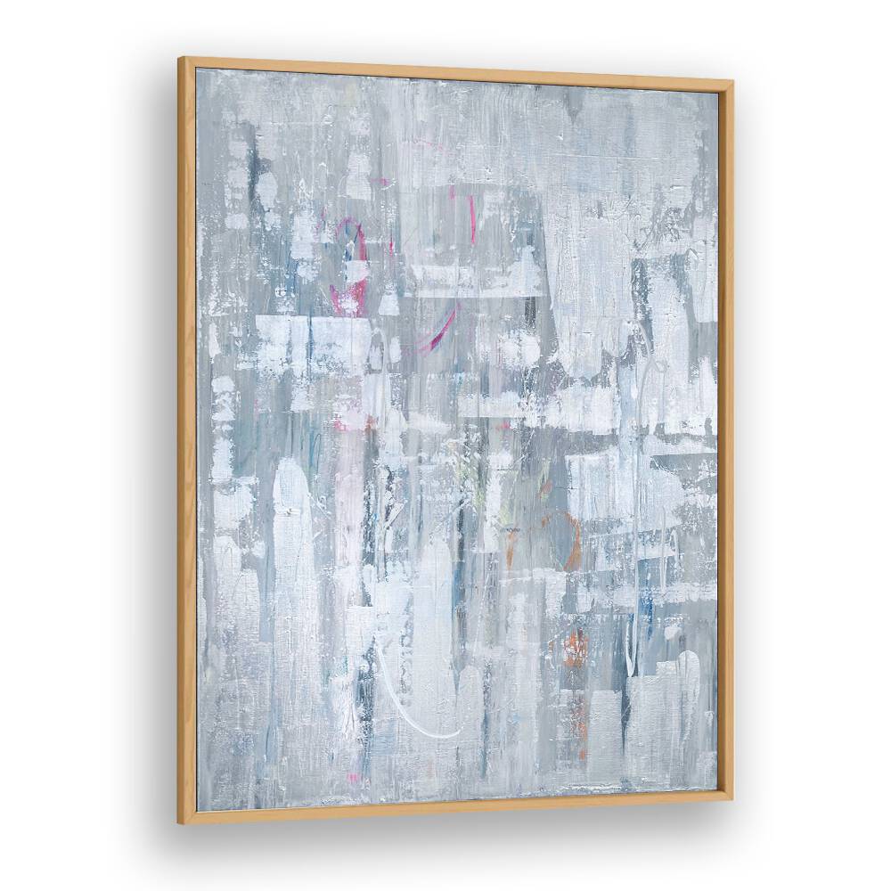 abstract shine abstract paintings in Oak Wood Plain Frame