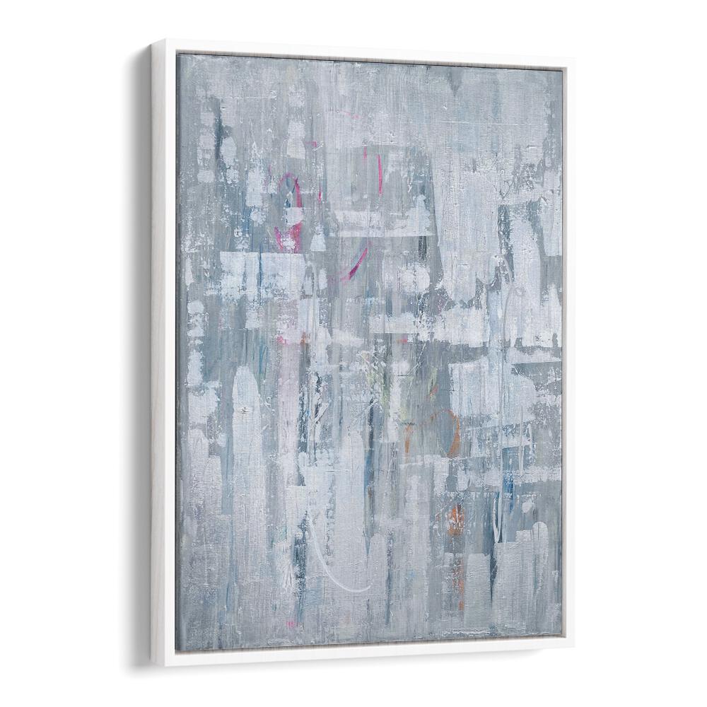 abstract shine abstract paintings in White Floater Frame