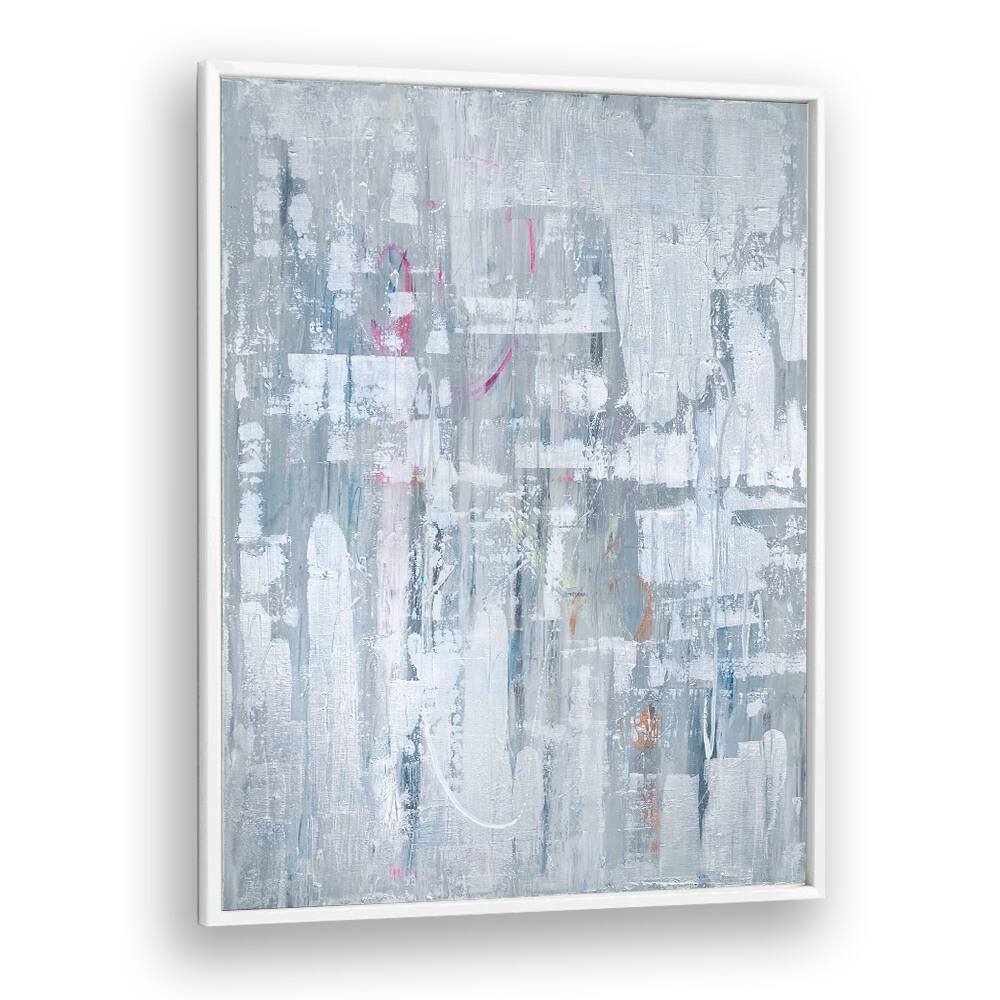 abstract shine abstract paintings in White Plain Frame