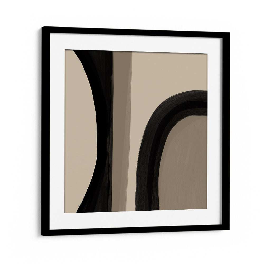 acutus by yopie studio abstract art paintings in Black Frame With Mount