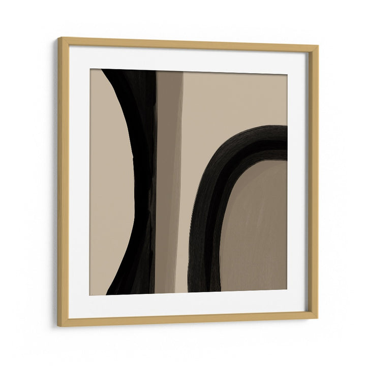 acutus by yopie studio abstract art paintings in Oak Wood Frame With Mount