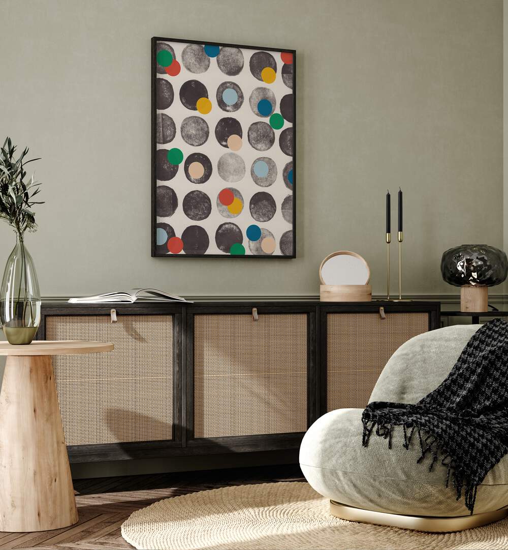 Brighten your space with ADD MORE COLORS, GEOMETRIC ART PRINTS by Alisa Galitsyna, featuring vibrant shapes and hues.