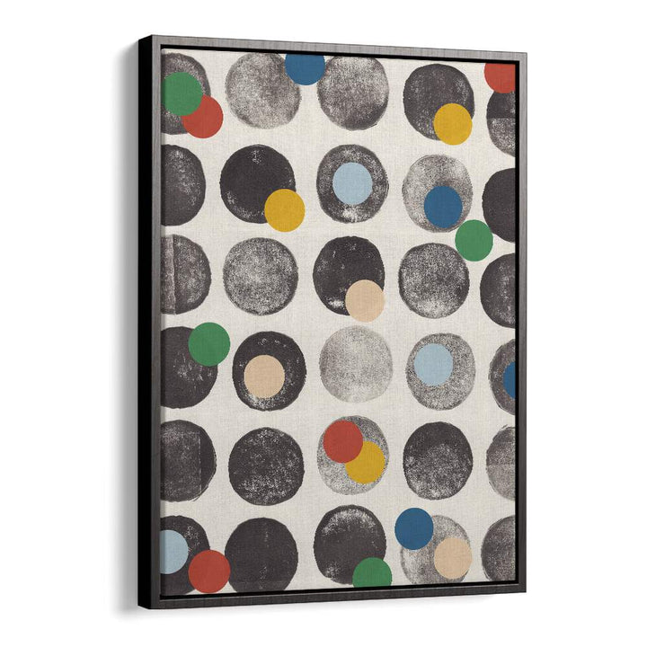 add more colors by alisa galitsyna geometric art prints geometric paintings in Black Floater Frame