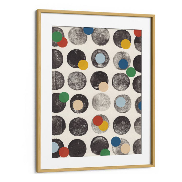 add more colors by alisa galitsyna geometric art prints geometric paintings in Oak Wood Frame With Mount