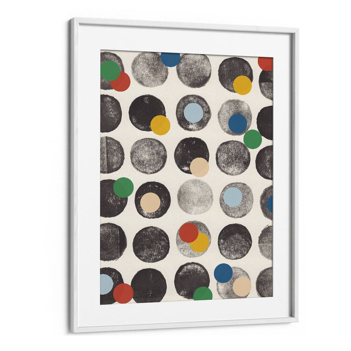 add more colors by alisa galitsyna geometric art prints geometric paintings in White Frame With Mount