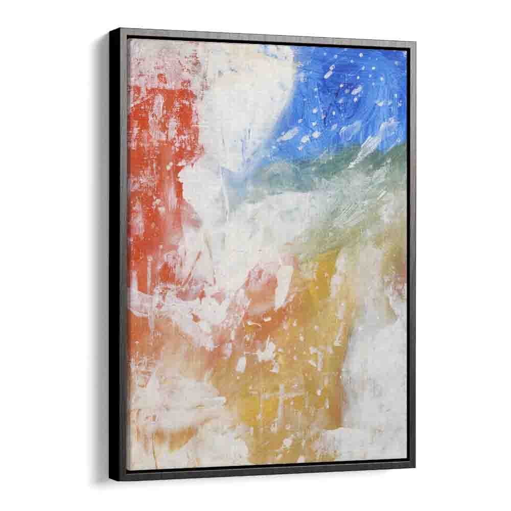 amazon birds by ejaaz haniff abstract art prints in Black Floater Frame