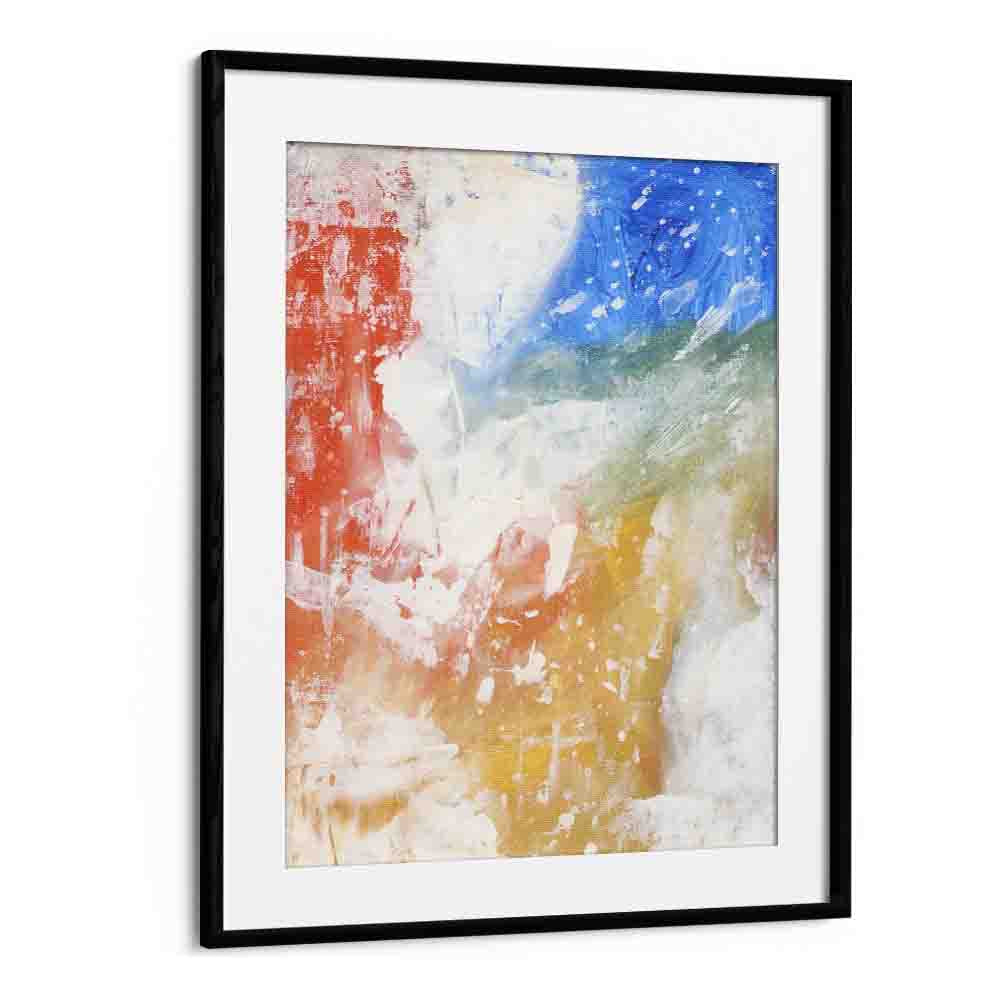 amazon birds by ejaaz haniff abstract art prints in Black Frame With Mount