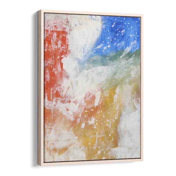 amazon birds by ejaaz haniff abstract art prints in Oak Wood Floater Frame