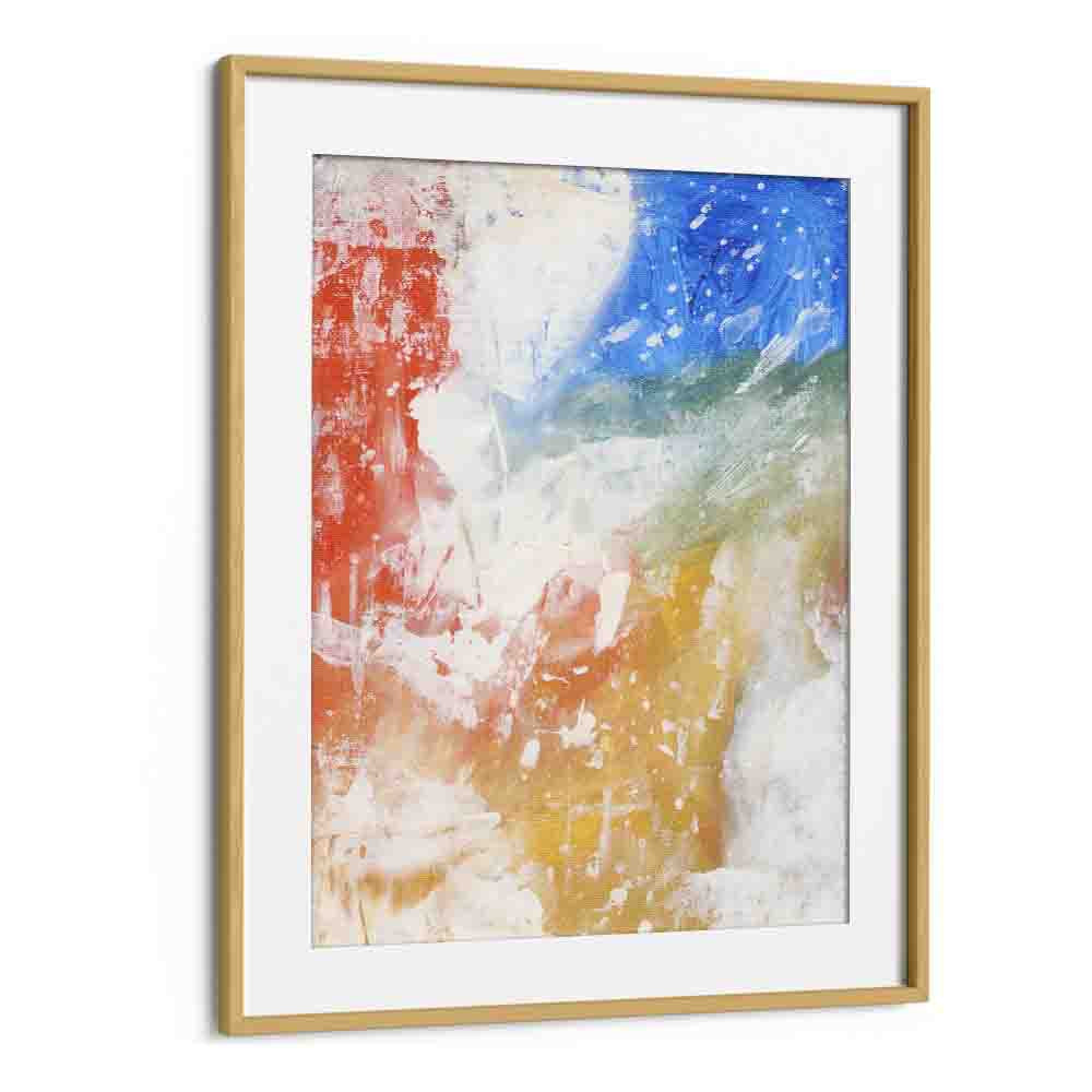 amazon birds by ejaaz haniff abstract art prints in Oak Wood Frame With Mount