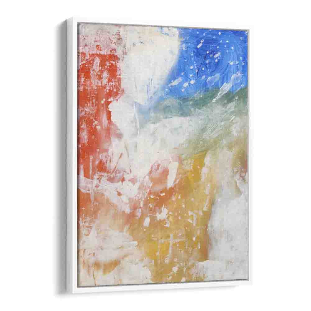 amazon birds by ejaaz haniff abstract art prints in White Floater Frame