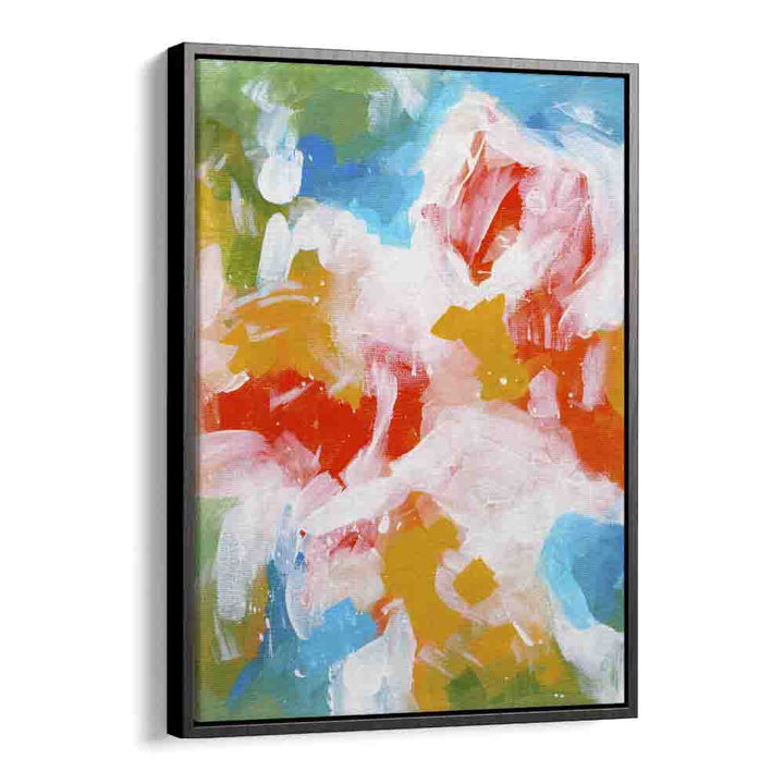 amazon kingdom by ejaaz haniff abstract art prints in Black Floater Frame