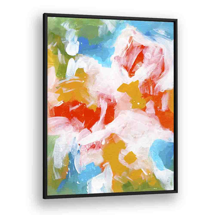 amazon kingdom by ejaaz haniff abstract art prints in Black Plain Frame