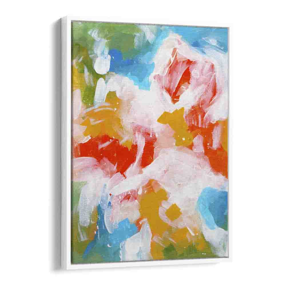 amazon kingdom by ejaaz haniff abstract art prints in White Floater Frame