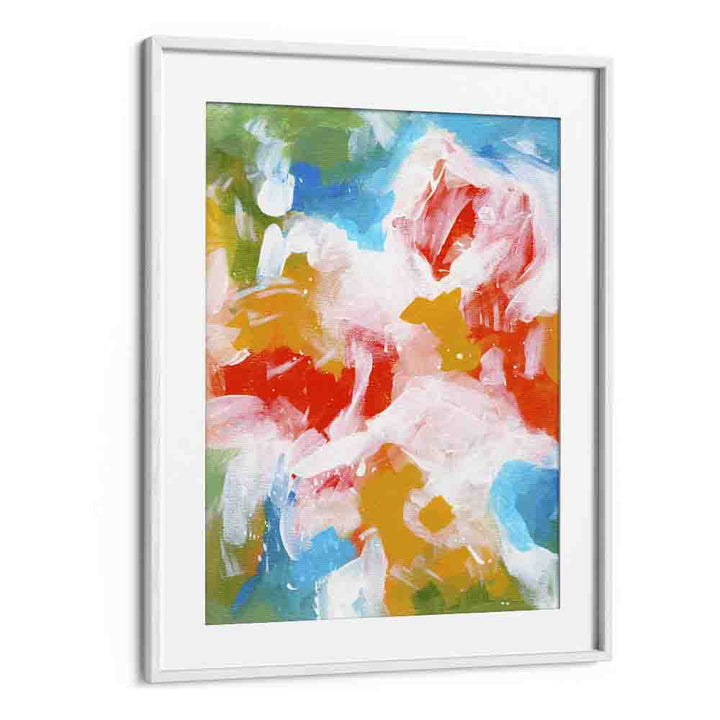 amazon kingdom by ejaaz haniff abstract art prints in White Frame With Mount