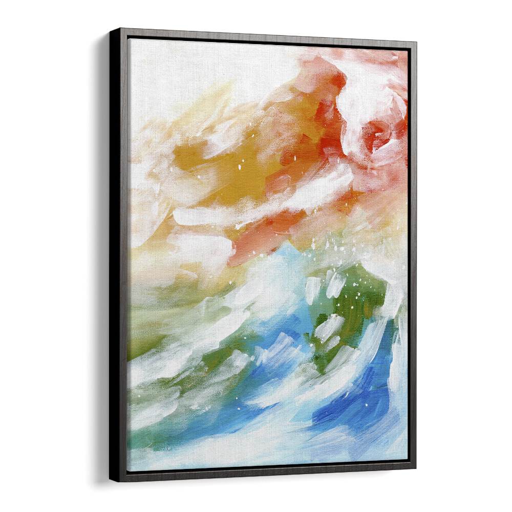 amazon sky by ejaaz haniff abstract art prints in Black Floater Frame