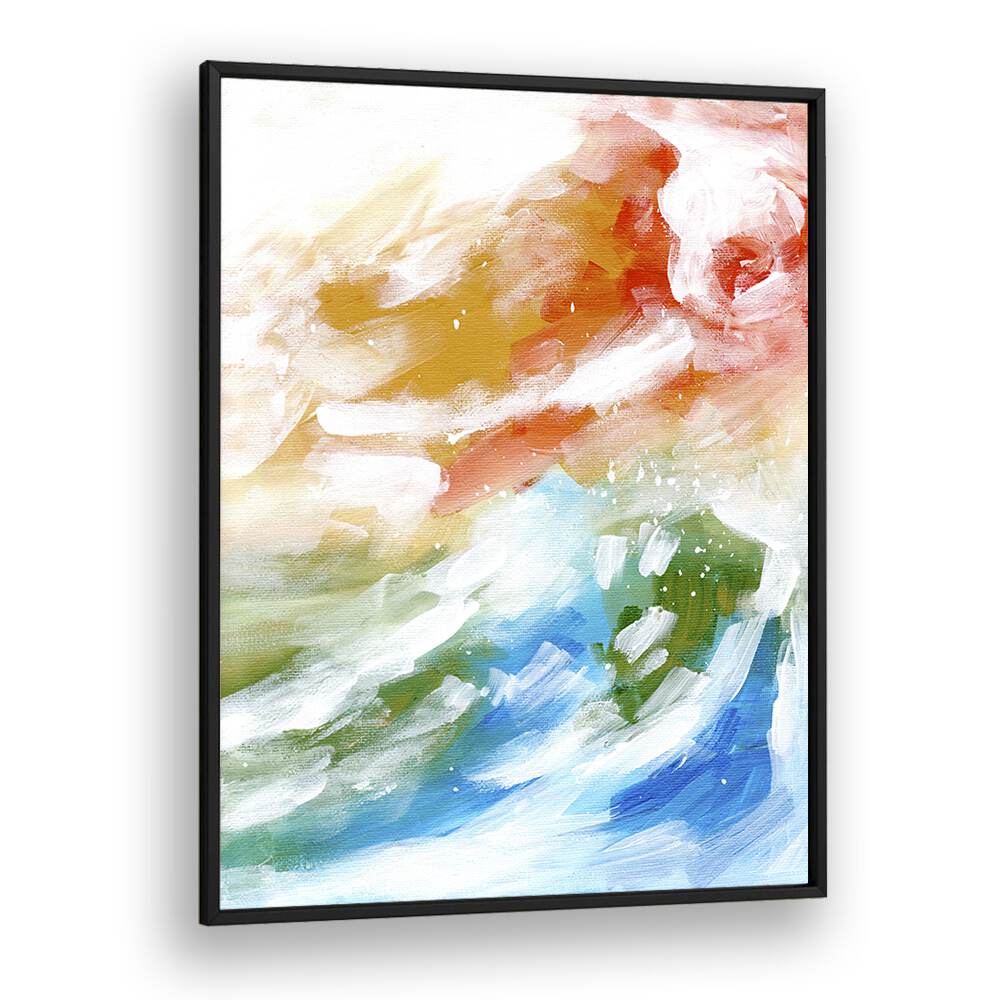 amazon sky by ejaaz haniff abstract art prints in Black Plain Frame