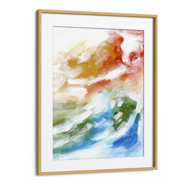 amazon sky by ejaaz haniff abstract art prints in Oak Wood Frame With Mount