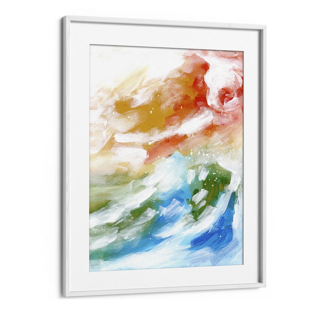 amazon sky by ejaaz haniff abstract art prints in White Frame With Mount