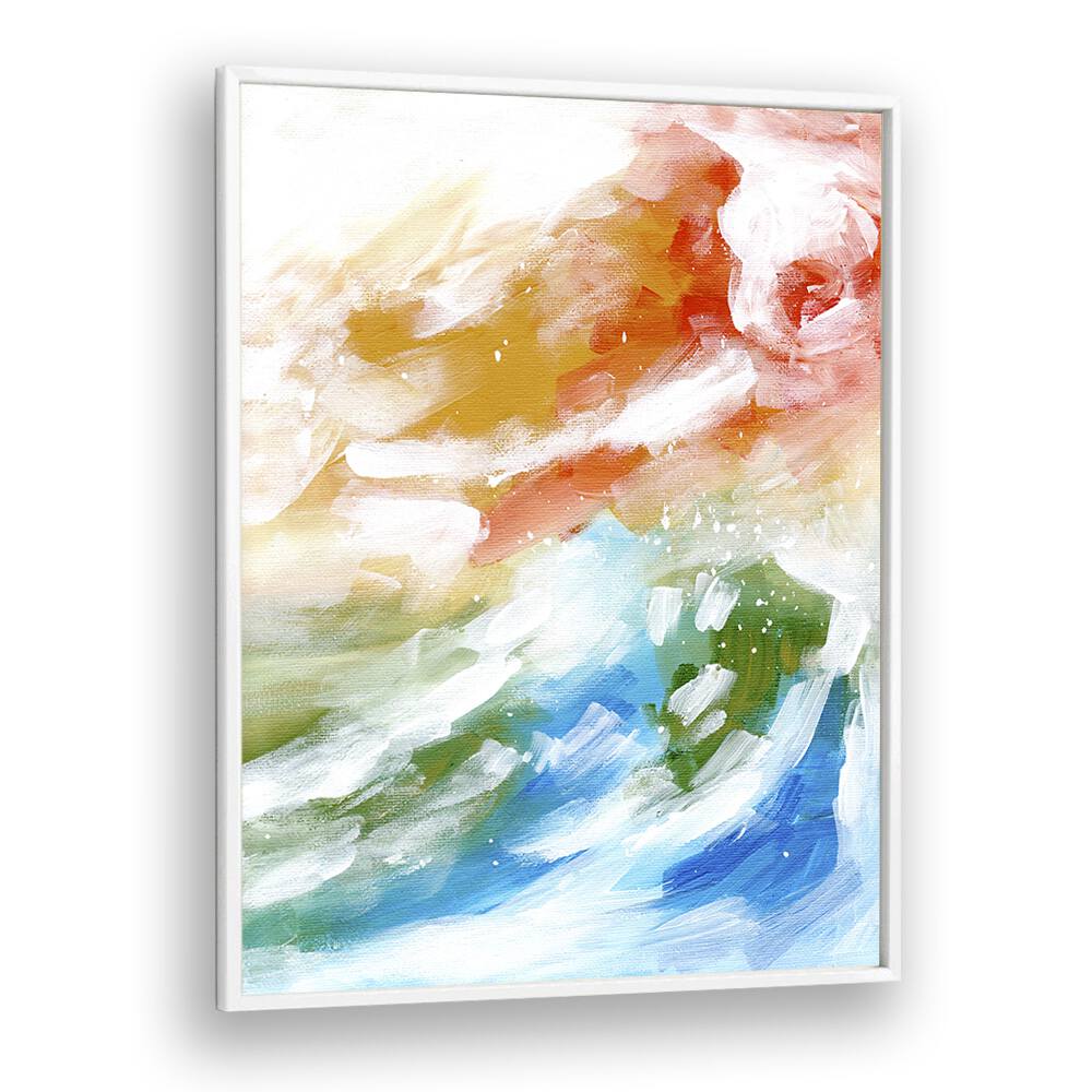 amazon sky by ejaaz haniff abstract art prints in White Plain Frame