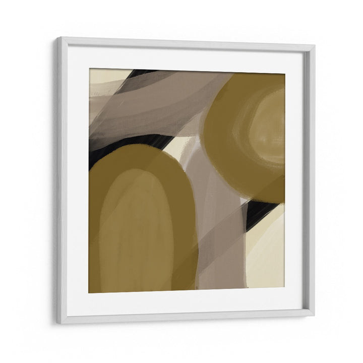 amica gold by yopie studio abstract art paintings in White Frame With Mount