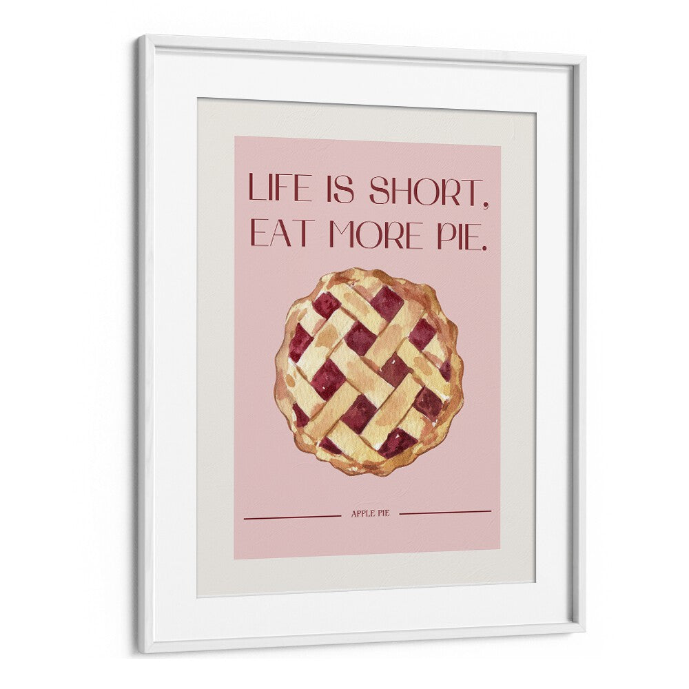 apple pie kitchen posters kitchen art prints in White Frame With Mount