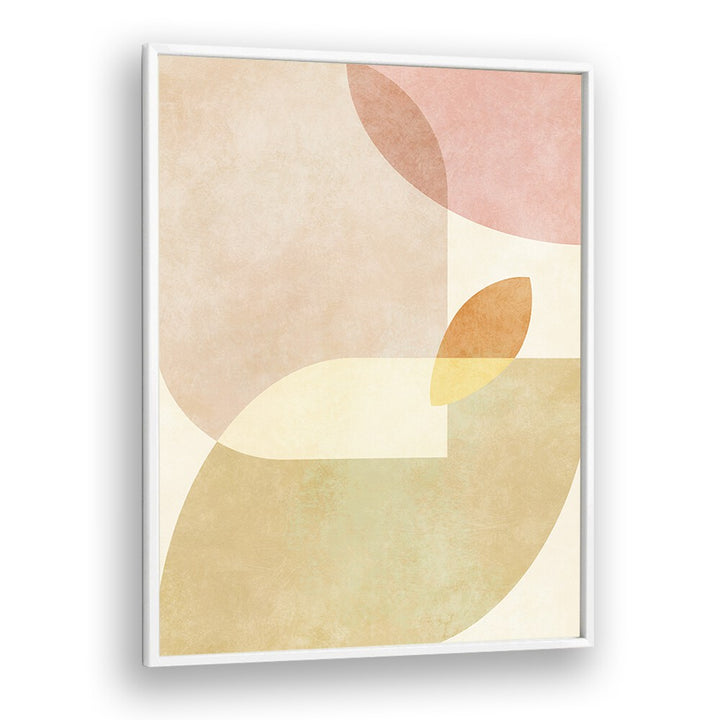 aqua shapes i kopie by ana rut bre abstract art abstract wall art in White Plain Frame