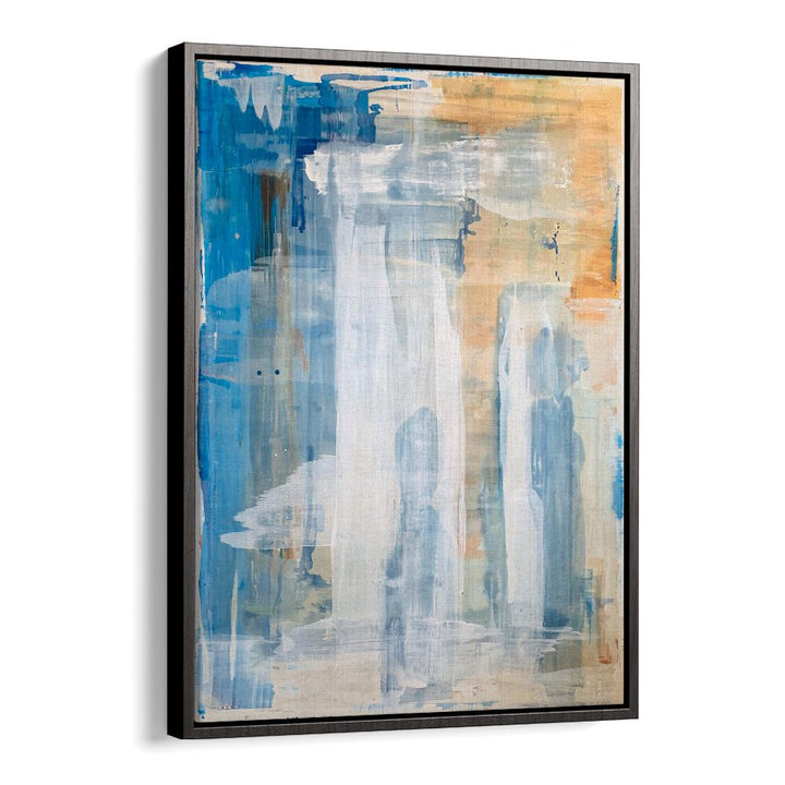 archipelago i abstract paintings in Black Floater Frame