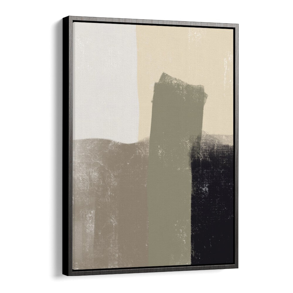 arena by yopie studio abstract art paintings in Black Floater Frame