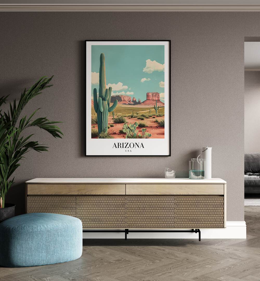 arizona-usa II travel posters Artwork I placed on a Wall 