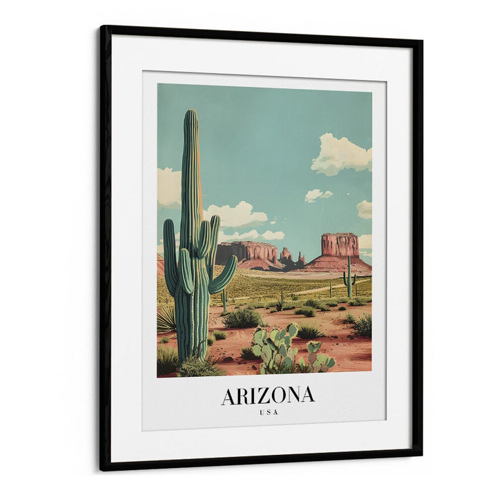 arizona-usa II travel posters in Black Frame With Mount
