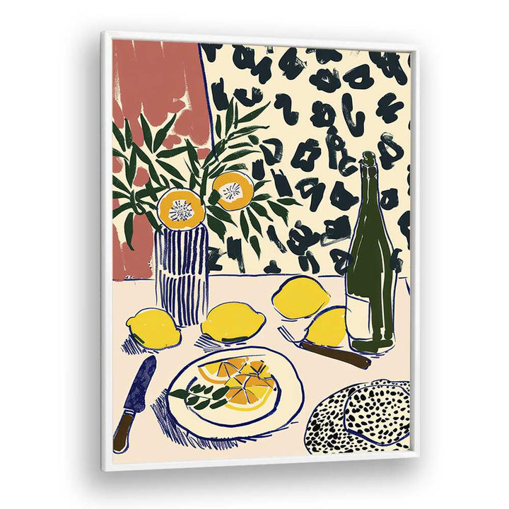 artful appetite electric wall art prints in White Plain Frame