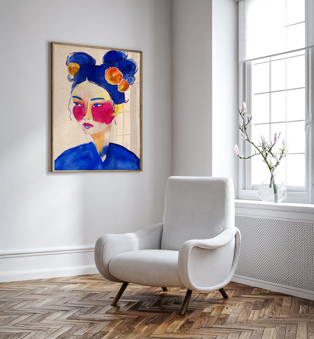 Captivating ASIAN GIRL, PORTRAITS artwork by Raissa Oltmanns, perfect for elevating your space.