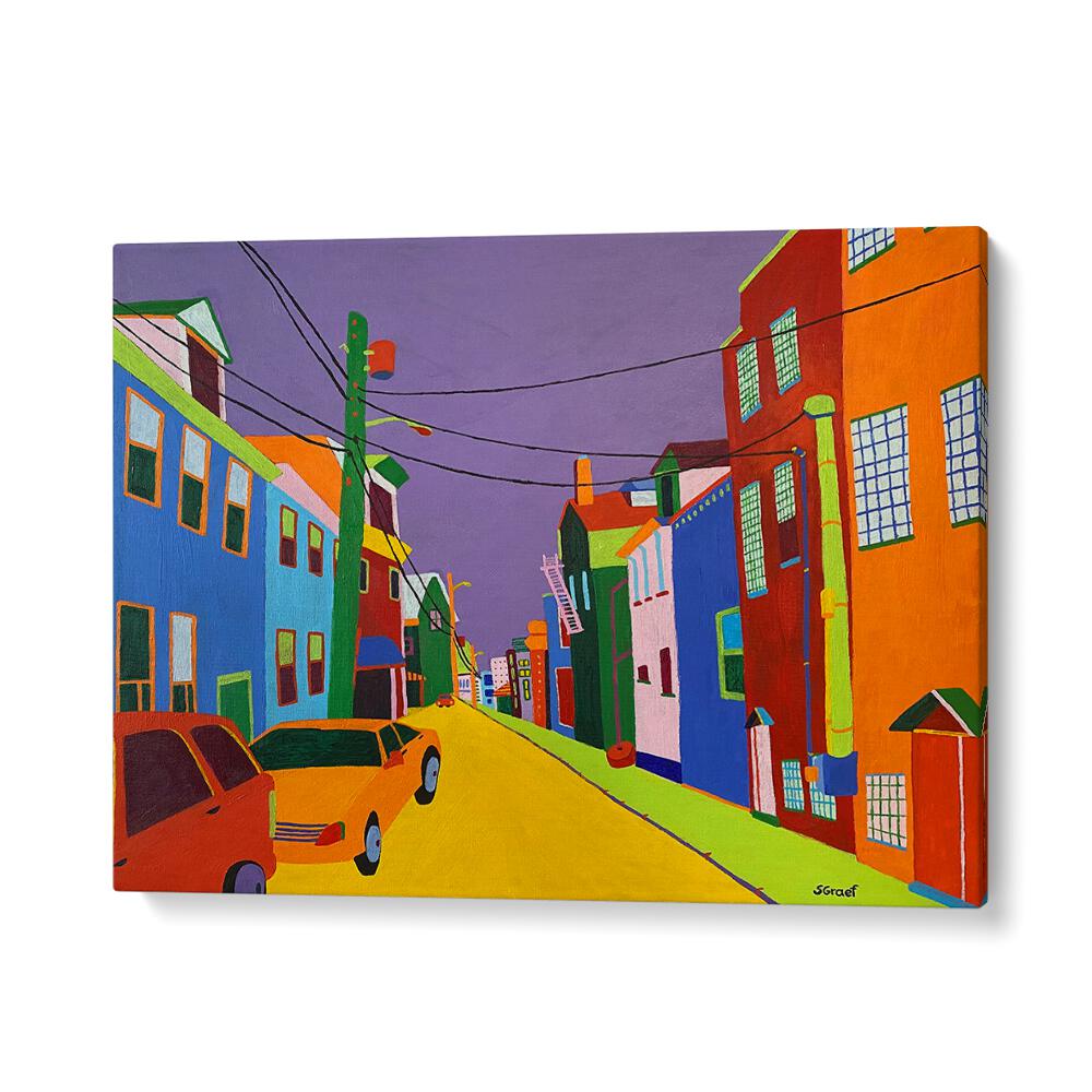backstreet landscape art prints in Gallery Wrap