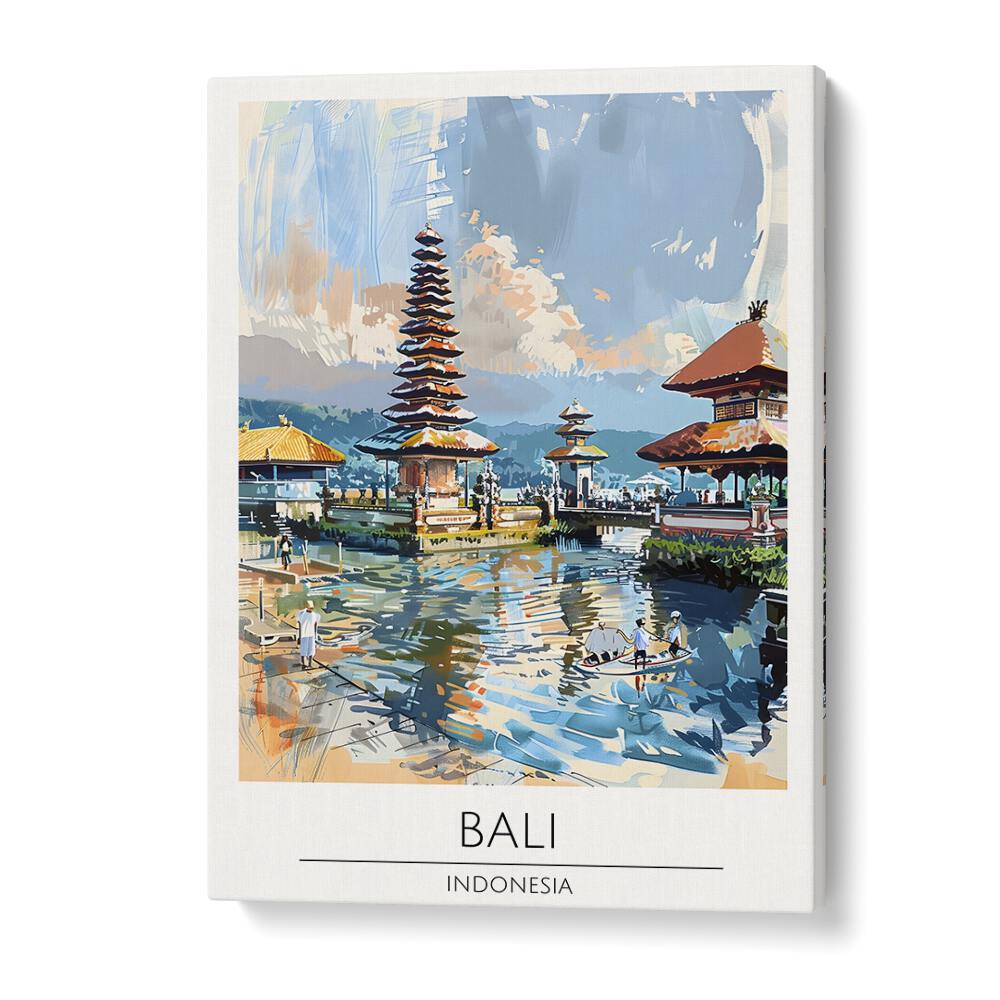 bali-indonasia travel posters in Gallery Wrap