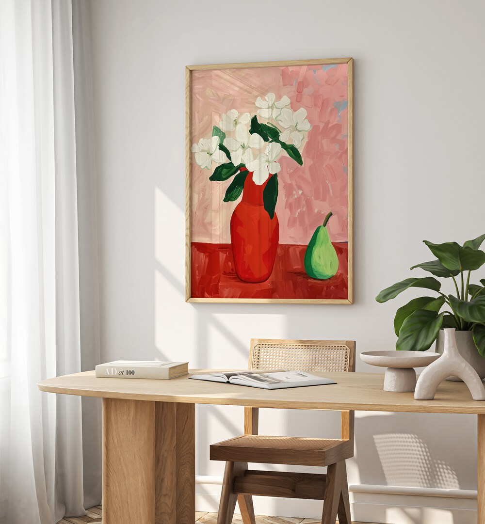 begonias-and-a-pears-electric-wall-art-prints-Artwork-I placed on a Wall 