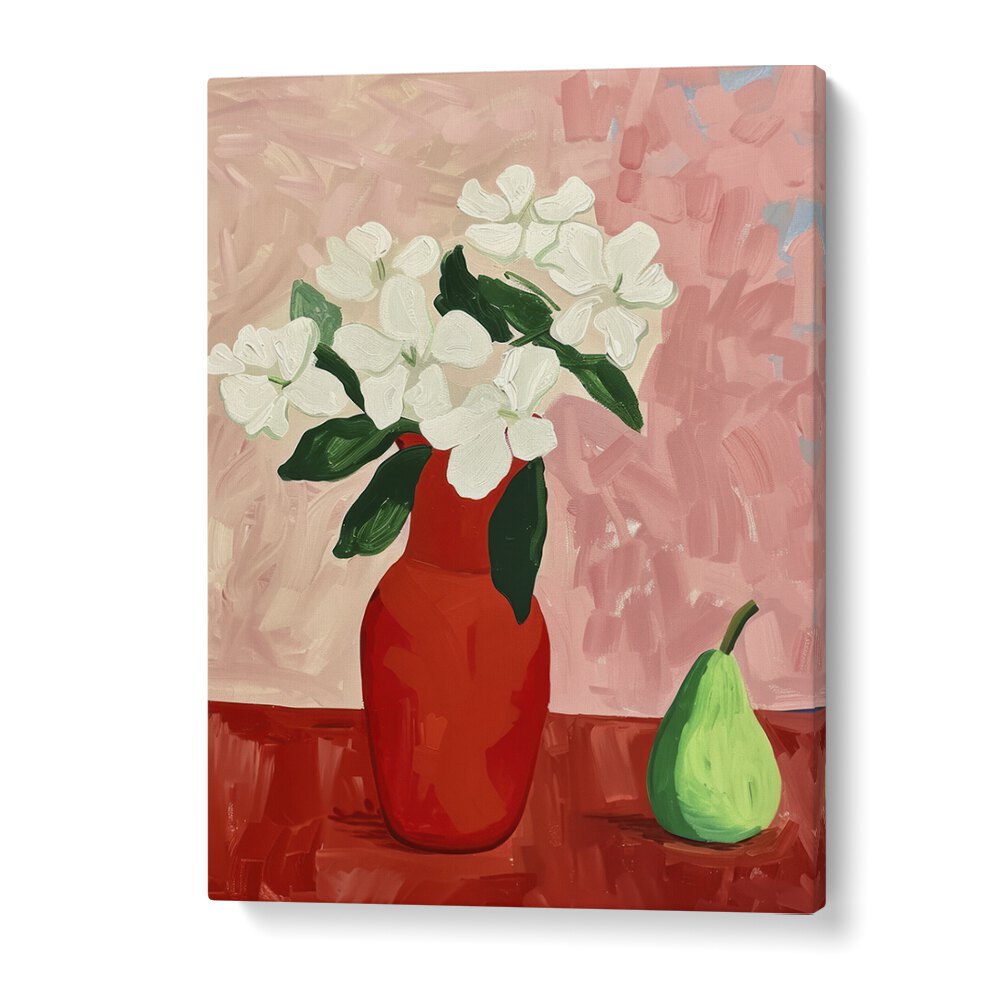 begonias and a pears electric wall art prints in Gallery Wrap