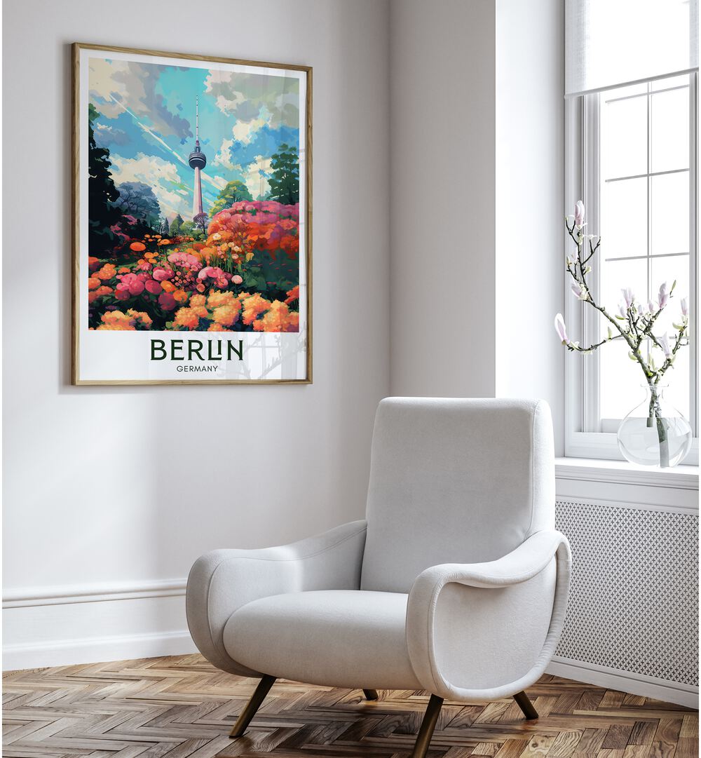 berlin impressions travel posters Artwork I placed on a Wall 